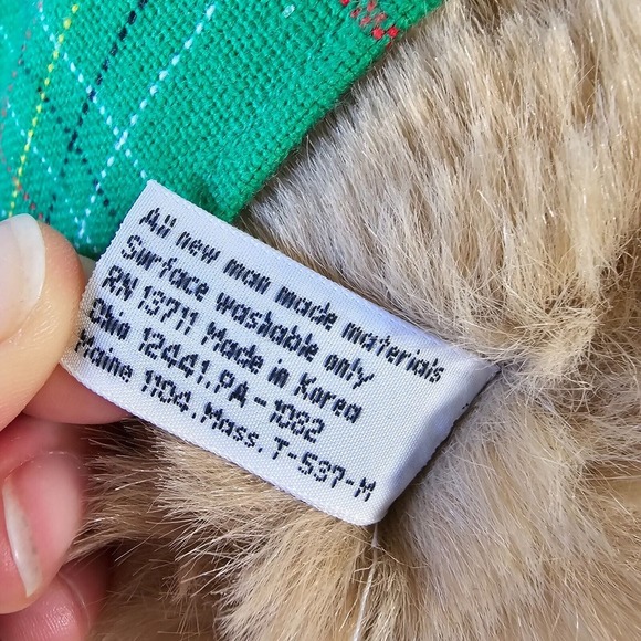 Vintage Trappers Bear Plush Christmas Santa Teddy Girl Dress Boots Hat Doll Toy - Picture 6 of 9